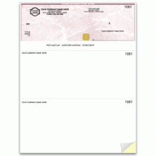 Laser cheques